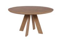 Eettafel ART WOOD Ø 120cm rond mangohout naturel bruin - 45757