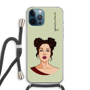 Pop-Art Creator: iPhone 12 Pro Max Transparant Hoesje met koord