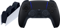 Sony PlayStation 5 DualSense draadloze controller Midnight Black + oplaadstation - thumbnail