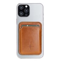 NorthLife - Brida Lederen Magsafe (magnetische) cardholder / pasjeshouder - iPhone 12/13/14 Serie - Cognac - thumbnail