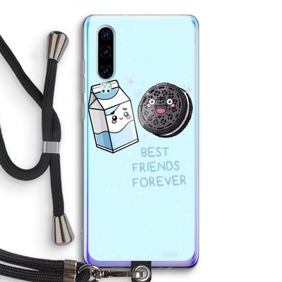 Best Friend Forever: Huawei P30 Transparant Hoesje met koord