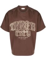 Honor The Gift t-shirt en coton à imprimé graphique - Marron