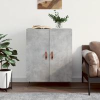 Dressoir 69,5x34x90 cm bewerkt hout betongrijs - thumbnail