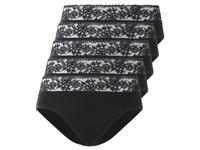 esmara 5 dames hipsters (Zwart, M (40/42))