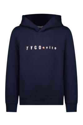 Tygo & Vito winter hoodie jongens - navy blauw