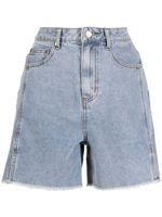 b+ab short en jean à bords frangés - Bleu - thumbnail