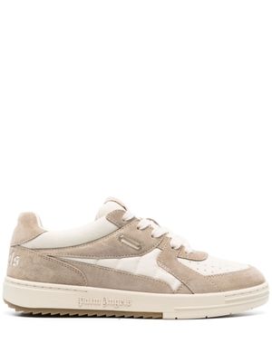 Palm Angels baskets University en daim - Blanc