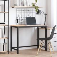 Tafel Naturel 100 x 50 x 77 cm Engineered hout en staal