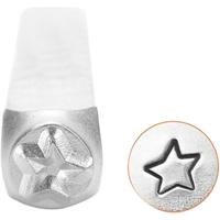 ImpressArt Embossing stempel, ster, l: 65 mm, afm 3 mm, 1 stuk