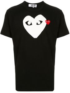 Comme Des Garçons Play t-shirt à logo imprimé - Noir