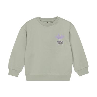 Daily7 winter sweater meisjes - groen - backprint