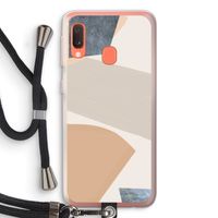 Formo: Samsung Galaxy A20e Transparant Hoesje met koord