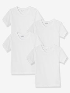 Set van 4 T-shirts wit