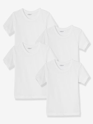 Set van 4 T-shirts wit