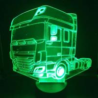 3D LED LAMP - VRACHTWAGEN SEMI 3 - Ontwerp-zelf.nl