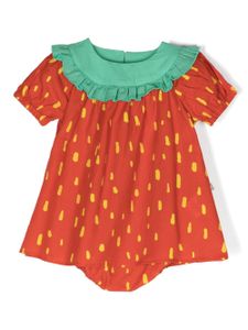 Stella McCartney Kids lot de deux bavoirs à imprimé graphique - Rouge