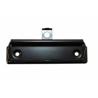 Papierklem maul beugelklem staal 100mm zwart