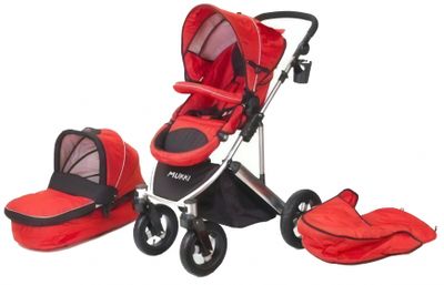 Mukki combi-kinderwagen Daily Transporter en reiswieg