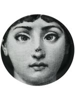 Fornasetti assiette imprimée - Noir - thumbnail