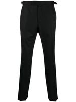 Zegna notched-waist tailored trousers - Bleu - thumbnail