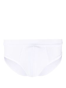 DSQUARED2 Icon-print stretch-cotton briefs - Blanc