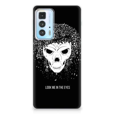 Silicone Back Case Motorola Edge 20 Pro Skull Hair Silicone Back Case Motorola Edge 20 Pro Skull Hair