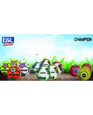 E&L Sports Voetbal champion - verschillende prints - 320 gram - maat 5