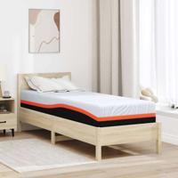 Matrassen Wit, Grijs 80 x 200 cm 100% polyester jacquard stof