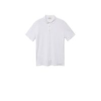 Mango Man regular fit polo wit - thumbnail