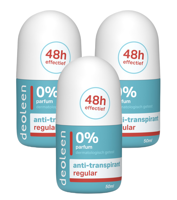Deoleen Anti-transpirant Deodorant Roller Regular Multiverpakking Deoleen Anti-transpirant Deodorant Roller Regular Multiverpakking
