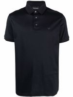 Emporio Armani polo à logo poitrine - Bleu