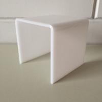 Acryl-bruggetje 10x10cm hoog 100mm opaal