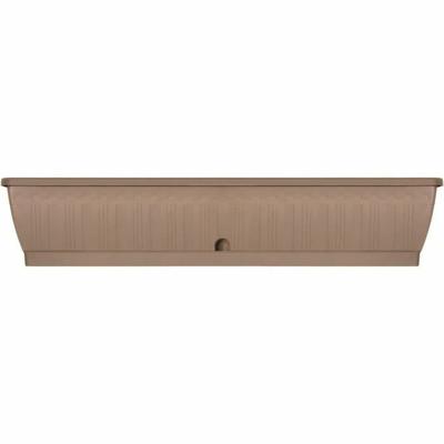 Zelfwaterende plantenpot Garden ID Taupe 100 cm