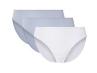 esmara 3 dames slips (L (44/46), Blauw/wit)