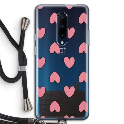Ondersteboven verliefd: OnePlus 7 Pro Transparant Hoesje met koord