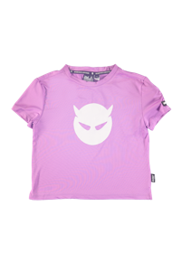 SUPERREBEL Meisjes t-shirt Benica - Fluo paars