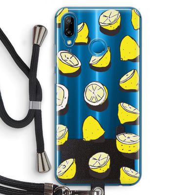 When Life Gives You Lemons...: Huawei P20 Lite Transparant Hoesje met koord