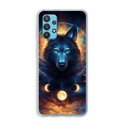Wolf Dreamcatcher: Samsung Galaxy A32 4G Transparant Hoesje