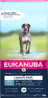 Eukanuba graanvrij zeevis grote rassen volwassen hond 12kg zak