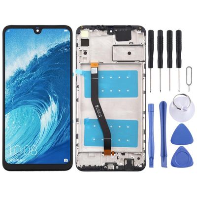 LCD-scherm en digitizer volledige montage met frame voor Huawei Honor 8X Max (zwart)