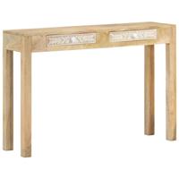 Wandtafel 110x30x75 cm massief gebleekt mangohout