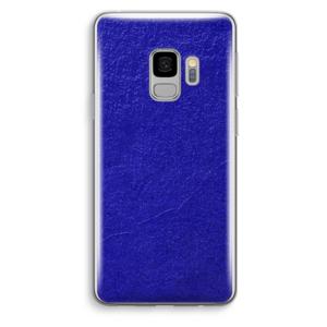 Majorelle Blue: Samsung Galaxy S9 Transparant Hoesje