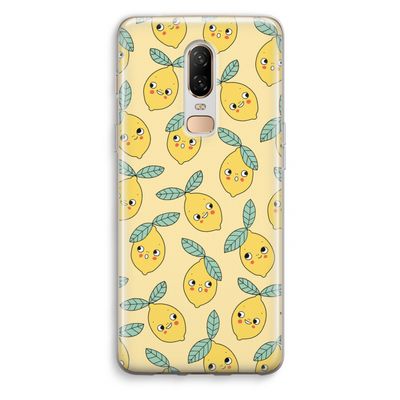Citroenen: OnePlus 6 Transparant Hoesje