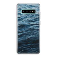 Oceaan: Samsung Galaxy S10 Plus Transparant Hoesje - thumbnail