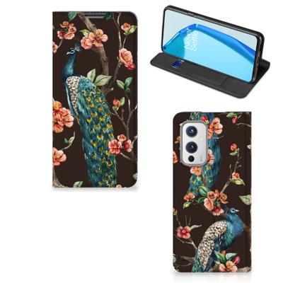 OnePlus 9 | Hoesje maken | Pauw met Bloemen