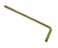 Vloerbuis Wiesbaden Unimatch | 32 mm haaks | 75x22 cm | Geborsteld messing PVD
