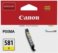 Canon inktcartridge CLI-581Y, 99 foto&apos;s, OEM 2105C001, geel