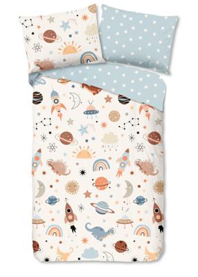 Good Morning Kinderdekbedovertrek "planeten" - Multi - (140x200 cm) - Katoen Good Morning Kinderdekbedovertrek "planeten" - Multi - (140x200 cm) - Katoen