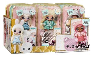 Na! Na! Na! Surprise 2-in-1 Pom Doll Glam Series 1 (Metallic) Asst in PDQ