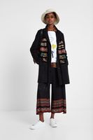 Jas met boho-patch - BLACK - 44 - thumbnail